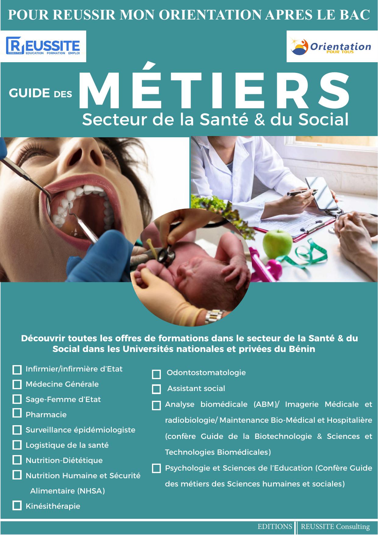 Guide des métiers du secteur de la Santé et du Social
